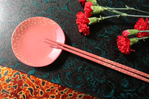 箸豆皿セット（桜）